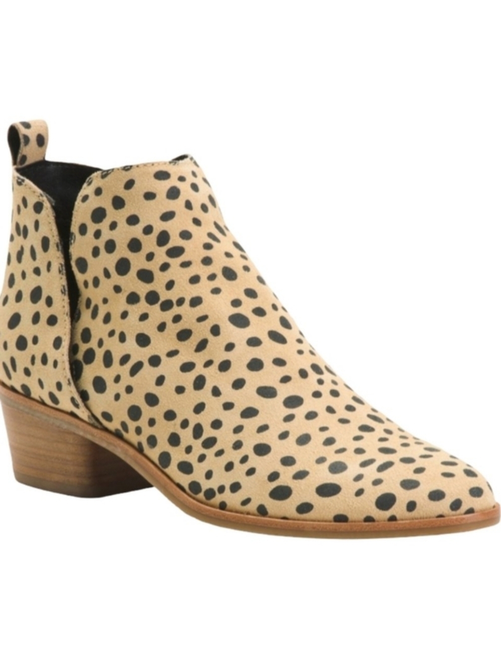 Dolce Vita Sonni Ankle Bootie Cheetah Leopard Print Calf Hair Size 10